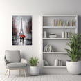 thumbnail image 5 of ZHONGYUTONG Paris Canvas Wall Art Red Umbrella Pictures Black and White Eiffel Tower Painting Couple Artwork for Bedroom Decor Framed (12.00" x 18.00"), 5 of 5