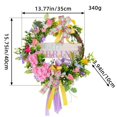 SHEYAGN New Colorful Ribbon Bow Garland Mall Window Decoration House