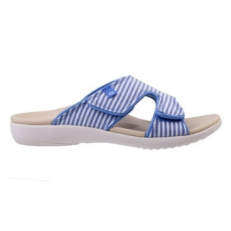 Spenco Yumi Snake Chanclas Para Mujer, Marino, 5 US