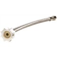 thumbnail image 1 of 12-In. Toilet Connector, Click Seal, Braided Stainless Steel, 3/8 Compression x 7/8-In. Female Ballcock Thread - B1T12CS, 1 of 4