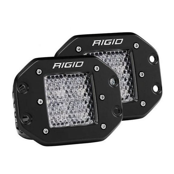 Rigid Industries Dually - Flush Mount - 60 Deg. Lens - Set of 2