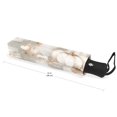 thumbnail image 5 of YAZAOO One-Touch Auto Open Close Rain Umbrella With Creative Soft Cream Pumpkin Elegance Pattern, 5 of 7