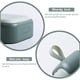 thumbnail image 3 of Pastillero portátil de 4 compartimentos para viajes, para bolso o bolsillo, caja de plástico para transportar pastillas de vitaminas con asa, 3 of 7