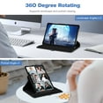 thumbnail image 4 of Fintie Rotating Case for Samsung Galaxy Tab A11+ Plus 11 Inch 2025/ A9+ Plus 2023, 360 Degree Swiveling Stand Protective Cover with Auto Sleep/Wake, Black, 4 of 9