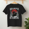 thumbnail image 2 of Krampus Is Coming Christmas Shirt – T-Shirt, Hoodie & Sweatshirt – Holiday Humor – Winter Festivities, 2 of 6