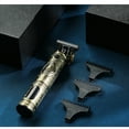 thumbnail image 2 of Graflsoa VGR V-228 Gold Electric Hair Clipper with LCD Display, Professional Grooming Tool for Men, Adjustable Comb Attachments, 180 Min Runtime, 2-Hour Charge, Includes Cleaning Brush & Lubricant, 2 of 6