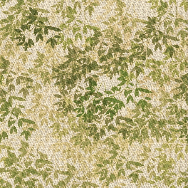 Ahgly Company Tapis d'Intérieur Lavable en Machine Carré Transitionnel Brun Or, 5 Pieds Carré
