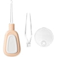 thumbnail image 1 of Kit de eliminación de cerumen con luz LED, herramientas de limpieza de oídos con lupa extraíble, removedor de cerumen de silicona supersuave portátil para adultos y niños con pinzas (C), 1 of 7
