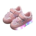 thumbnail image 2 of hengsof Toddler Boys Girls Light Up Shoes Lightweight Mesh Breathable Adorable Running Sneakers for Toddler and Little Kid, 2 of 8