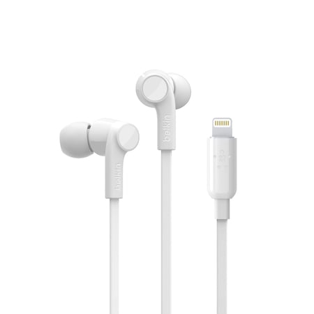 UPC: 0745883772742 | Belkin SOUNDFORM In-Ear Headphones  Earbud lightning Cable Connector  White