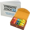 Fitness Dice Box Set (Brown) by Strength Stack 52. Bodyweight Exercise Workout Game. Designed by a Military Fitness Expert. Video Instructions Included. No Equipment Needed. Build Muscle at Home