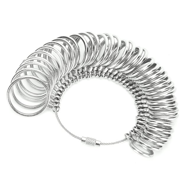 Finger Size Measuring Tool,Metal Ring Sizer Finger Finger Ring Gauge Metal Ring Sizer Unmatched Quality