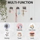 thumbnail image 3 of Organizador de llaves de metal para pared, minillaves, colgador de llaves decorativo de pared con 4 ganchos., 3 of 9