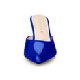 thumbnail image 2 of BLISSFUL STEP Women's Pointed Toe Stiletto Heels Slide Mules Deep Blue 9.5, 2 of 8
