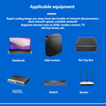 thumbnail image 3 of 5V USB Powered 120mm 1800PRM Gaming PC Fan 1 Speed Portable Cooling Fan Suitable for Tablet TV Receiver Router 2 Fan, 3 of 8