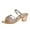 Gold, variant on Dressy Sandals Women Women's Platform High Heels T-Strap Sandals Peep Toe Wedding Party Prom Dress Shoes for Women Bride