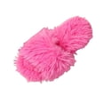 thumbnail image 3 of Fnooota Womens Slide Slippers, Non Slip Comfort Indoor Open Toe Fuzzy Slippers Bedroom Shoes Hot Pink Size 6.5-7, 3 of 7