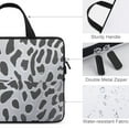 thumbnail image 3 of Werpe Leopard Print Diving Fabric Soft Carrying Travel Case Laptop Bag Idea 10inch, 3 of 5