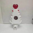 thumbnail image 6 of FYHALE Christmas Love Christmas Tree White Ceramic with LED Lights Innovative Ceramic Tree Decorations Christmas Night Lights, 6 of 6