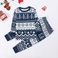 thumbnail image 2 of Vividxx Family Matching Holiday Pajamas Kids Christmas Printed Pajamas Set Home Clothes Long Sleeve Top Trousers 2 Piece Set For Child Boys Girls 11-12 Years, 2 of 6