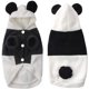 thumbnail image 2 of Disfraz de panda para mascotas, ropa linda y divertida para gatos y perros, disfraz navideño o de Halloween, vestido de mezclilla para cosplay talla S, 2 of 5