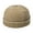 Khaki, variant on NUZYZ Docker Hat Solid Color Adjustable Breathable Brimless Lightweight Decorative Retro Four Seasons Sailor Hat Daily Hat