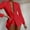 Red, variant on AOOCHASLIY 2023 Women Tops Business Blazers For Women's Casual Outstanding Collar Slim Long Sleeve Office Suit Jacket