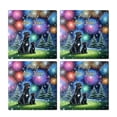 thumbnail image 2 of Happy New Year Cane Corso Family Cheer Winter Midnight Firework Set of 4 Stone Coasters Italian Mastiff Dog Lover Gifts Idea 4x4in Absorbent Soapstone Coaster - 02025, 2 of 5