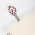 thumbnail image 2 of Valentine's Day Vintage Silver Lace-Edged Bookmark: a Gift for Readers and Book Lovers, 2 of 5