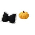 thumbnail image 1 of Lindo cojín de lazo con forma de lazo, almohada de calabaza de Halloween, adorno suave y cómodo, decoración creativa, adecuado para decoración del, 1 of 8