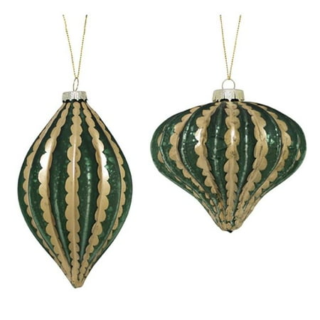Melrose International Woven Bamboo Ornament (Set of 6) main image 1