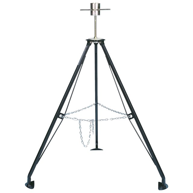Pro Grade Adjustable Tripod 5th Wheel Stabilizer, Durable Design, Adjustable Height, Easy to Install, Black, 1 Count