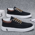thumbnail image 5 of Men's Breathable Lightweight Knit Running Sneakers - Wide Width Compatible Low-Top Sneakers Suitable  Gym & Casual Wear - Upper/ Cushioning, Lace-Up Style (Year-Round)，, 5 of 8