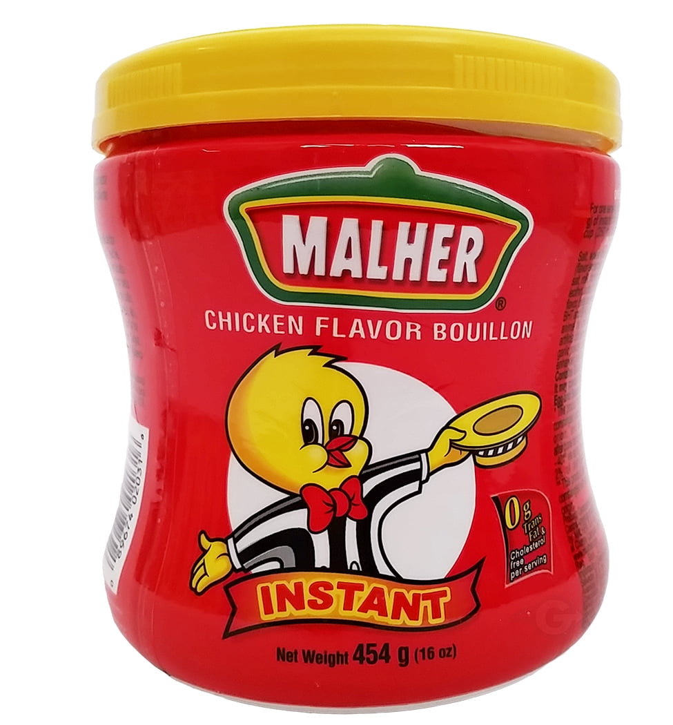 Malher Chicken Bouillon 16 oz - Consome de Pollo (Pack of 24) 