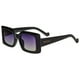 thumbnail image 1 of Gafas de sol Bertha BRSBR053C1 Rectangulares para Mujer - Negro, 1 of 1