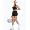 thumbnail image 5 of YEEKISUS Women High Waisted Biker Shorts Scrunch Butt Booty Lifting Shorts for Workout Gym Yoga Athletic Running Cycling Black M, 5 of 7