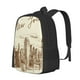 thumbnail image 1 of Balery New York Mochila para hombre y mujer - Tela Oxford 600D resistente - Gran capacidad, resistente al agua, ideal para la escuela, viajes y senderismo, 1 of 6