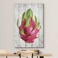 thumbnail image 3 of wall26 Canvas Print Wall Art Retro Vintage Wood Panel Dragonfruit Cooking Realism Digital Art Modern Art Decorative Bohemian Chic Kitchen/Food Rustic for Living Room, Bedroom, Office - 16"x24&qu, 3 of 5