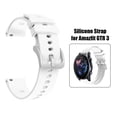 thumbnail image 1 of Correa de silicona de 22 mm para pulsera de reloj Amazfit GTR 3/GTR 3 PRO (blanco), 1 of 6