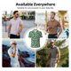 thumbnail image 5 of Fotbe Happy St. Patrick's Day Camiseta Polo de Golf para Hombre con Estampado – Camisa Deportiva Transpirable con Cuello Abotonado-4X-Large, 5 of 6