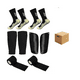 thumbnail image 1 of 6pcs Calcetines Antideslizantes Con Espinilleras Para Fútbol Belug, negro, 1 of 4