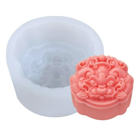 

Crystal Snowy Liquid Mooncake Mold Silicone Mung Bean Pastry Baking Moulds
