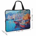 Wuche Boats Laptop Handle Bag Computer Protect Case Diving Fabric for
