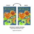 thumbnail image 5 of Evergreen Sunflowers and Birdies Suede Garden Flag 12 x 18 Inches Indoor Outdoor Decor, 5 of 7