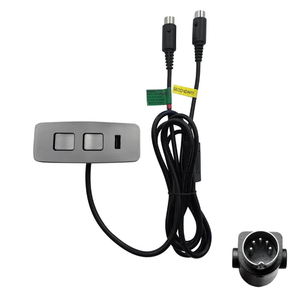 Recliner Lift Chair Raffel Systems 4 Button 5 Pin Switch Hand Control Model CTR UR2 33 BA Replacement with USB