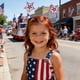 thumbnail image 4 of USA Patriotic Headband Red White Blue Star Hair Accessory Flag Hairband For Women Girls Independence Day Party Decorations, 4 of 9