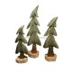 thumbnail image 1 of Decoración de árbol de Navidad de pino de madera Decoración de árbol de Navidad hecha a mano primitiva, 1 of 4