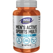 NOW Sports Nutrition, Men's Extreme Sports Multi with Free-Form Amino Acids, ZMA, Tribulus, MCT Oil, and Herbal Extracts, 90 Softgels