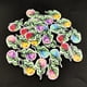 thumbnail image 4 of 50 botones de madera con forma de flor para manualidades de costura | Botones planos de 2 agujeros para ropa infantil, sombreros y scrapbooking | Botones decorativos multicolores para proyectos de, 4 of 9