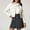 White, variant on Women's Wool Coat Lapel Zip Up Copped Jacket Outerwear With Pockets Women Tops Packs Large Crop Top for Women Crop Too Top Lingerie Top Lace Layering for Women Lace Womens Camisole Lace Silk Top with